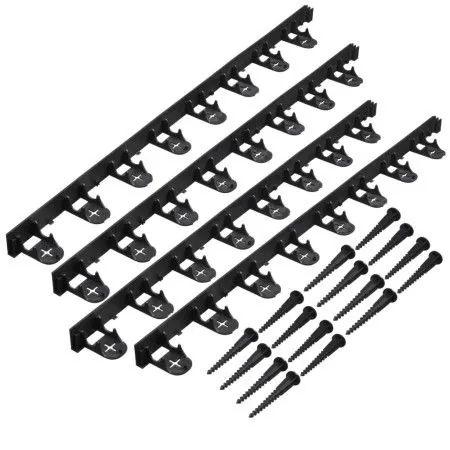 Nature Garden edging and anchor plugs black by Nature, Garden edging and edging - Ref: Foro24-428507, Price: 31,75 €, Discoun...