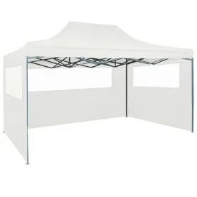 Carpa plegable para celebraciones con 3 paredes blanco 3x4,5 m de vidaXL, Carpas y cenadores - Ref: Foro24-48871, Precio: 169...