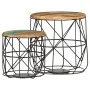 Coffee tables 2 units recycled solid wood by vidaXL, Coffee table - Ref: Foro24-286578, Price: 110,92 €, Discount: %