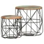 Coffee tables 2 units recycled solid wood by vidaXL, Coffee table - Ref: Foro24-286578, Price: 110,92 €, Discount: %