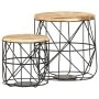Couchtische 2 Einheiten aus massivem Mangoholz von vidaXL, Couchtisch - Ref: Foro24-286579, Preis: 86,32 €, Rabatt: %
