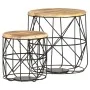 Couchtische 2 Einheiten aus massivem Mangoholz von vidaXL, Couchtisch - Ref: Foro24-286579, Preis: 86,32 €, Rabatt: %