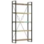 Estantería de 5 niveles de madera maciza reciclada 90x30x180 cm de vidaXL, Librerías y estanterías - Ref: Foro24-286584, Prec...