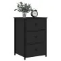 Mesita de noche madera de ingeniería negro 40x36x60 cm de vidaXL, Mesitas de noche - Ref: Foro24-825993, Precio: 63,34 €, Des...