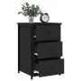 Mesita de noche madera de ingeniería negro 40x36x60 cm de vidaXL, Mesitas de noche - Ref: Foro24-825993, Precio: 63,34 €, Des...