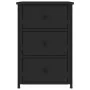 Mesita de noche madera de ingeniería negro 40x36x60 cm de vidaXL, Mesitas de noche - Ref: Foro24-825993, Precio: 63,34 €, Des...