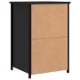 Mesita de noche madera de ingeniería negro 40x36x60 cm de vidaXL, Mesitas de noche - Ref: Foro24-825993, Precio: 63,34 €, Des...
