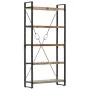Estantería de 5 niveles de madera maciza reciclada 90x30x180 cm de vidaXL, Librerías y estanterías - Ref: Foro24-286584, Prec...