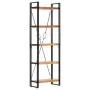 Estantería de 5 niveles madera maciza de acacia 60x30x180 cm de vidaXL, Librerías y estanterías - Ref: Foro24-286588, Precio:...