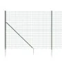Cerca de alambre con pinchos de anclaje verde 1,4x10 m de vidaXL, Paneles de vallas - Ref: Foro24-154115, Precio: 116,32 €, D...