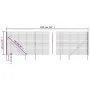 Cerca de alambre con pinchos de anclaje verde 1,4x10 m de vidaXL, Paneles de vallas - Ref: Foro24-154115, Precio: 116,32 €, D...