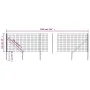 Drahtzaun mit Ankerspitzen anthrazitgrau 1x10 m von vidaXL, Zaunpaneele - Ref: Foro24-154257, Preis: 90,50 €, Rabatt: %
