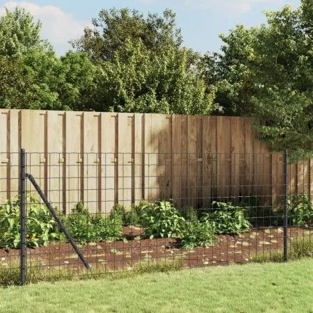 Near wire with anthracite gray anchor spikes 1.1x10 m by vidaXL, fence panels - Ref: Foro24-154258, Price: 94,83 €, Discount: %