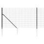 Near wire with anthracite gray anchor spikes 1.1x10 m by vidaXL, fence panels - Ref: Foro24-154258, Price: 94,83 €, Discount: %