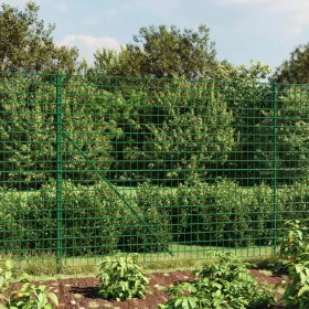 Wire fence with anchor spikes green 1.4x25 m by vidaXL, fence panels - Ref: Foro24-154123, Price: 237,04 €, Discount: %