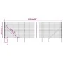 Cerca de alambre con pinchos de anclaje verde 1,8x25 m de vidaXL, Paneles de vallas - Ref: Foro24-154125, Precio: 295,51 €, D...
