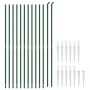 Wire fence with anchor spikes green 2x25 m by vidaXL, fence panels - Ref: Foro24-154126, Price: 329,43 €, Discount: %