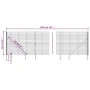 Cerca de alambre con pinchos de anclaje verde 1,6x10 m de vidaXL, Paneles de vallas - Ref: Foro24-154116, Precio: 148,37 €, D...