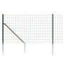 Grüner Drahtzaun mit Ankerspitzen 0,8x25 m von vidaXL, Zaunpaneele - Ref: Foro24-154120, Preis: 152,61 €, Rabatt: %