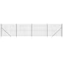 Drahtzaun mit Ankerspitzen anthrazitgrau 1,6x10 m von vidaXL, Zaunpaneele - Ref: Foro24-154260, Preis: 133,26 €, Rabatt: %