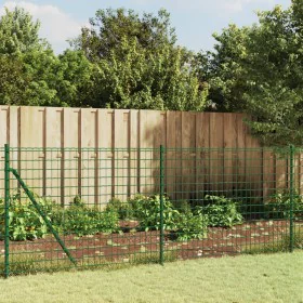 Wire fence with green flange 0.8x25 m by vidaXL, fence panels - Ref: Foro24-154152, Price: 114,18 €, Discount: %