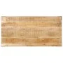 Mesa de comedor de madera maciza de mango rugosa 140x70x76 cm de vidaXL, Mesas de cocina y de comedor - Ref: Foro24-287434, P...