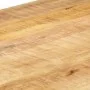 Mesa de comedor de madera maciza de mango rugosa 140x70x76 cm de vidaXL, Mesas de cocina y de comedor - Ref: Foro24-287434, P...