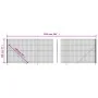 Close to wire with anthracite grey tie 2x25 m by vidaXL, fence panels - Ref: Foro24-154302, Price: 174,95 €, Discount: %