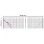 Cerca de alambre con brida verde 1,8x10 m de vidaXL, Paneles de vallas - Ref: Foro24-154165, Precio: 101,48 €, Descuento: %