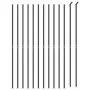 Wire fence with anthracite gray flange 1.4x25 m by vidaXL, fence panels - Ref: Foro24-154299, Price: 134,01 €, Discount: %