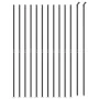 Drahtzaun mit anthrazitgrauem Flansch 1,4x25 m von vidaXL, Zaunpaneele - Ref: Foro24-154315, Preis: 121,61 €, Rabatt: %