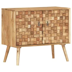 Aparador de madera maciza de acacia 75x35x65 cm de vidaXL, Aparadores - Ref: Foro24-287439, Precio: 200,71 €, Descuento: %