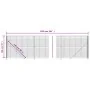 Wire fence with anthracite gray flange 1.4x25 m by vidaXL, fence panels - Ref: Foro24-154315, Price: 121,61 €, Discount: %