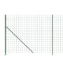 Wire fence with green flange 1.4x10 m by vidaXL, fence panels - Ref: Foro24-154179, Price: 80,71 €, Discount: %