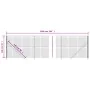 Wire fence with green flange 1.4x10 m by vidaXL, fence panels - Ref: Foro24-154179, Price: 80,71 €, Discount: %