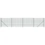 Wire fence with green flange 1.6x10 m by vidaXL, fence panels - Ref: Foro24-154164, Price: 101,95 €, Discount: %