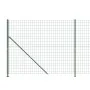 Wire fence with green flange 1.6x10 m by vidaXL, fence panels - Ref: Foro24-154164, Price: 101,95 €, Discount: %
