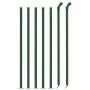 Cerca de alambre con brida verde 1x10 m de vidaXL, Paneles de vallas - Ref: Foro24-154177, Precio: 64,48 €, Descuento: %