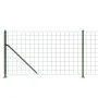 Cerca de alambre con brida verde 1x10 m de vidaXL, Paneles de vallas - Ref: Foro24-154177, Precio: 64,48 €, Descuento: %