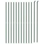 Drahtzaun mit grünem Flansch 0,8x25 m von vidaXL, Zaunpaneele - Ref: Foro24-154168, Preis: 111,80 €, Rabatt: %