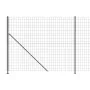 Drahtzaun mit anthrazitgrauem Flansch 1,6x10 m von vidaXL, Zaunpaneele - Ref: Foro24-154308, Preis: 89,38 €, Rabatt: %