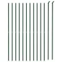 Drahtzaun mit grünem Flansch 1,4x25 m von vidaXL, Zaunpaneele - Ref: Foro24-154187, Preis: 160,97 €, Rabatt: %