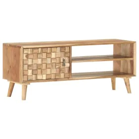 Mueble para TV de madera maciza de acacia 100x35x40 cm de vidaXL, Muebles TV - Ref: Foro24-287442, Precio: 141,05 €, Descuent...