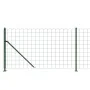 Wire fence with green flange 1x25 m by vidaXL, fence panels - Ref: Foro24-154185, Price: 116,32 €, Discount: %