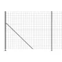 Wire fence with anthracite gray flange 1.8x25 m by vidaXL, fence panels - Ref: Foro24-154333, Price: 136,43 €, Discount: %