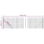 Green 1.8x10 m wire fence with ties. by vidaXL, fence panels - Ref: Foro24-154181, Price: 107,71 €, Discount: %