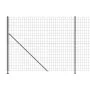 Wire fence with anthracite gray flange 2x25 m by vidaXL, fence panels - Ref: Foro24-154318, Price: 158,21 €, Discount: %