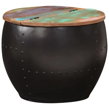 Recycled solid wood coffee table 53x43 cm by vidaXL, Coffee table - Ref: Foro24-287483, Price: 147,45 €, Discount: %