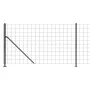 Wire fence with anthracite gray flange 1x25 m by vidaXL, fence panels - Ref: Foro24-154329, Price: 89,67 €, Discount: %