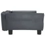 Cama para perros de terciopelo gris oscuro 95x55x30 cm de vidaXL, Camas para perros - Ref: Foro24-171812, Precio: 95,83 €, De...